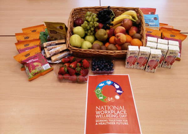 SL Controls Workplace wellbeing day Sligo healthy food hamper