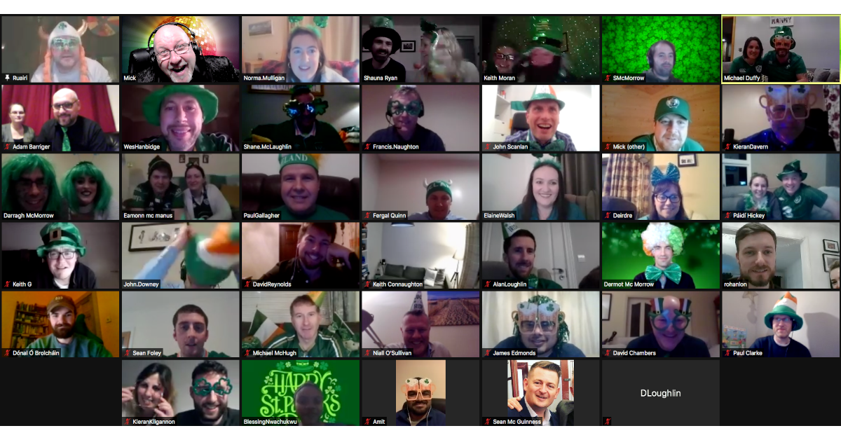 Celebrating Wins Together on St Patricks Day – Virtually
