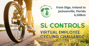 SL Controls Employees Take Part in Virtual Cycling Challenge