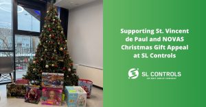 Supporting St. Vincent de Paul's Christmas Gift Appeal at SL Controls