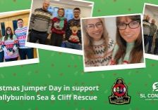 Staff Wear Christmas Jumpers to Raise Money for Rescue Service